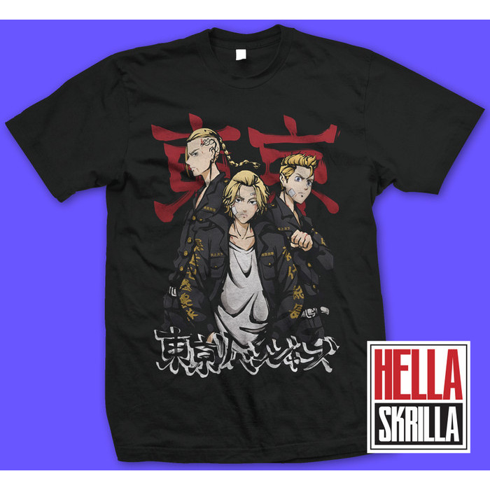 kaos tshirt TOKYO REVENGERS TOKYO MANJI