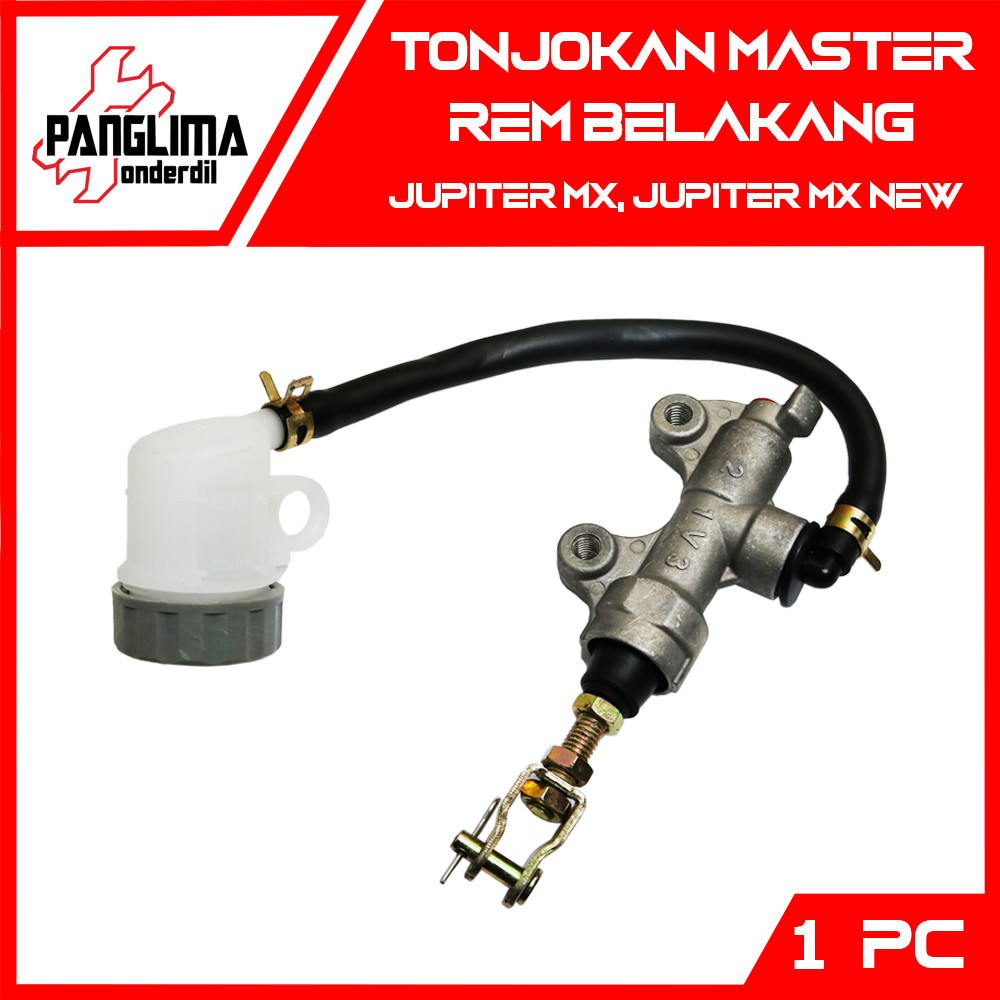 Tonjokan Master Rem Belakang Assy Jupiter MX New Dengan Tabung Selang Rumah Minyak Rem