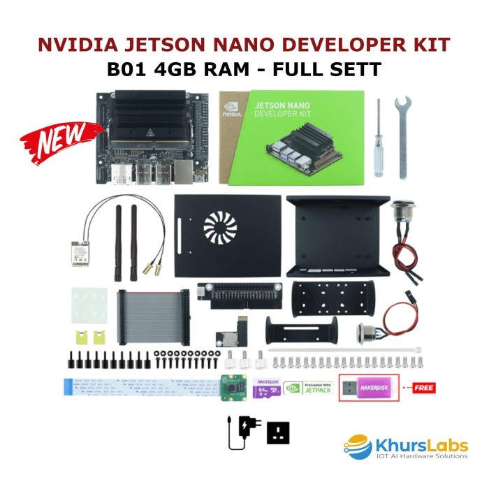 NVIDIA Jetson Nano Developer Kit B01 4GB RAM  - ORIGINAL - FULL SETT