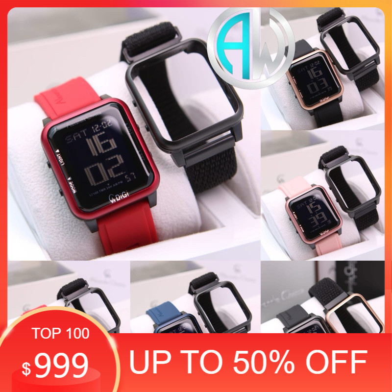 JAM TANGAN WANITA ALEXANDRE CHRISTIE 9344 / AC9344 / AC 9344 FASHION FREE TALI KANVAS ORIGINAL GARAN