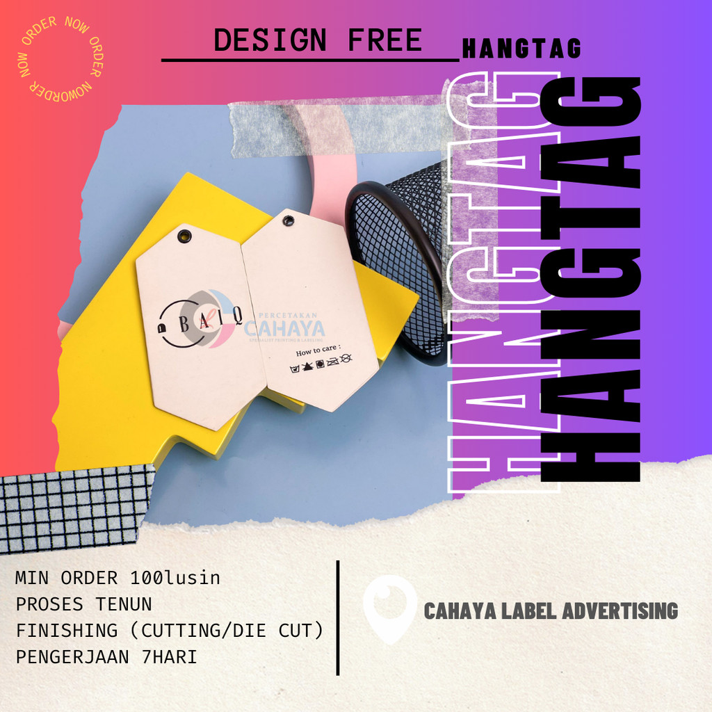 

Free Tali !!! hangtag tebal label hangtag termurah label baju label tag premium 700gsm