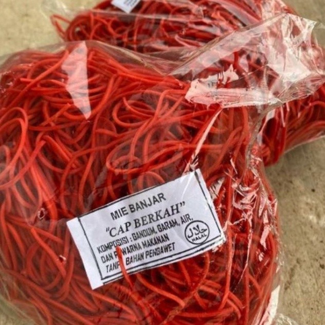 

Mie Habang Mie Kuning Bulat Cap Berkah