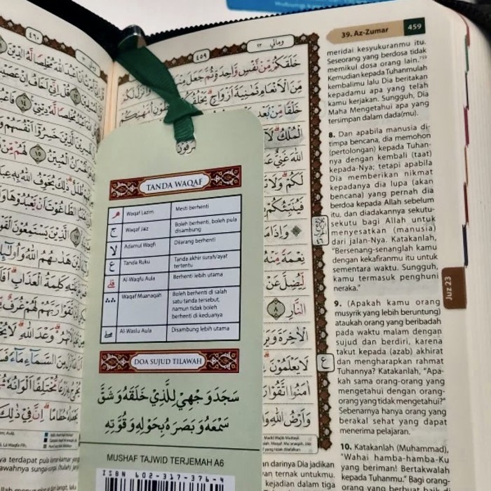 ✨TERLARIS ✨alquran a6 resleting utsmani tajwid terjemahan tanpa latin kecil mini - Tosca
