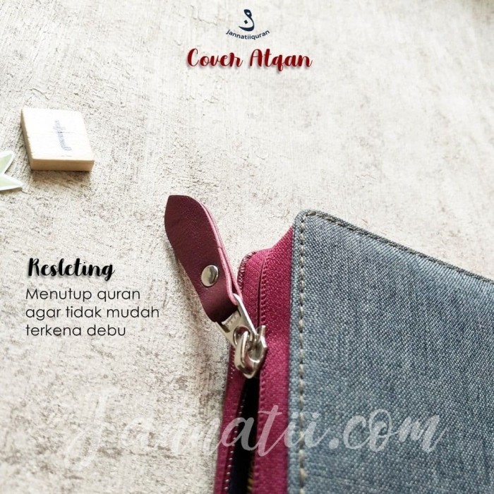✨TERLARIS ✨Alquran Quran Kecil Latin Terjemahan Atqan Premium Zipper Ukuran B6