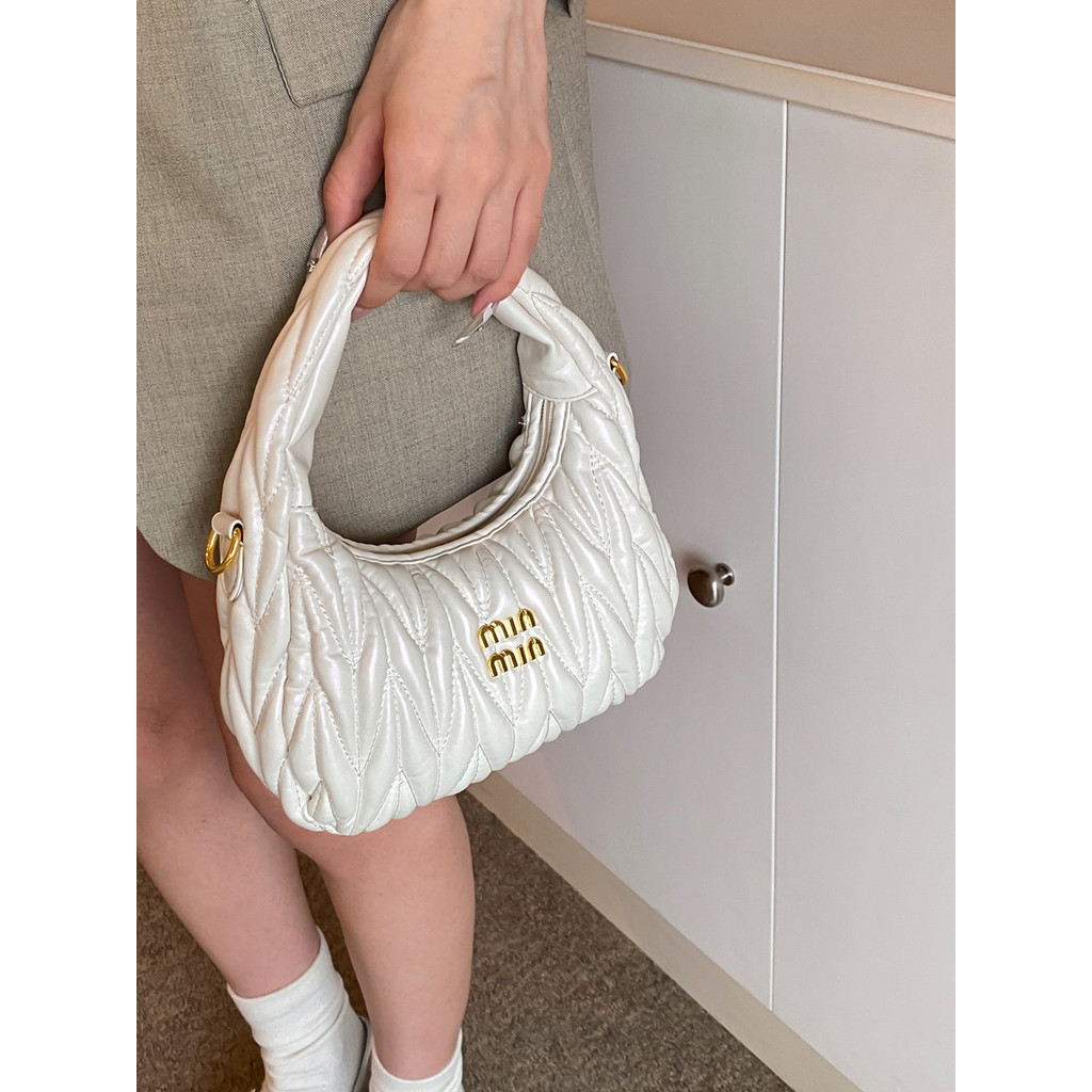 

Thread Hobos Tote Bag Shoulder Crossbody Bags for Women Handbag and Purses 2024 New Ladies Messenger Bags Trendy Designer