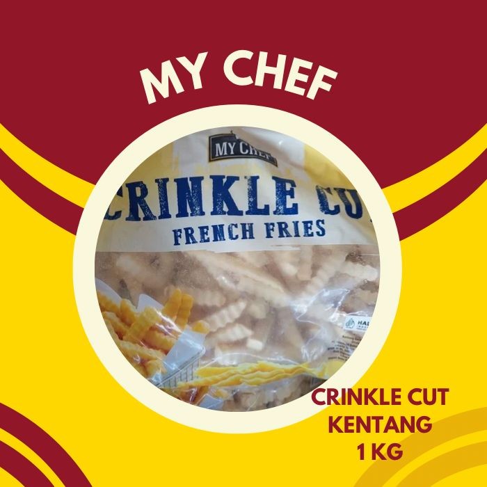 

My chef kentang crinkle cut 1 kg