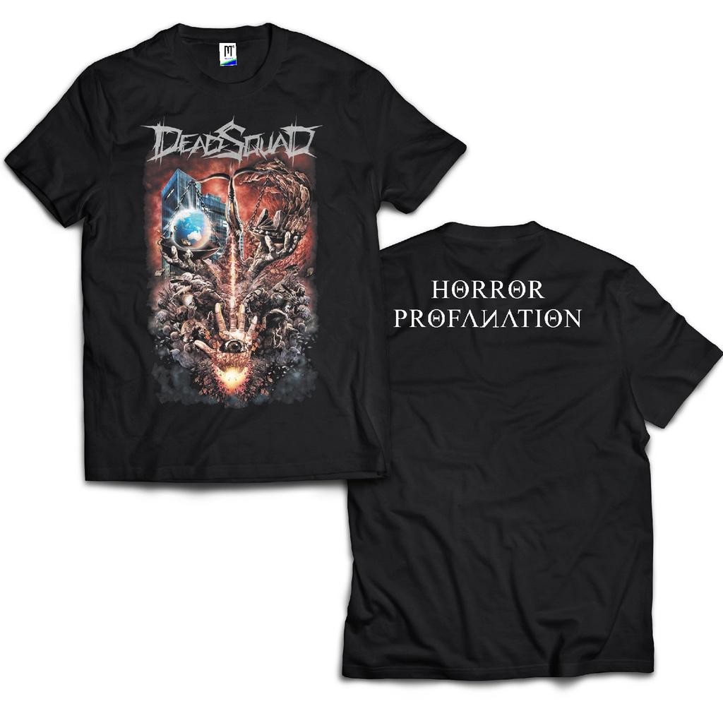 T-Shirt Kaos Deadsquad Horror Profanation | Kaos musik | kaos band | BOOTLAG |