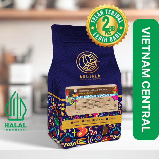 

Arutala - Kopi Vietnam Central Highland Robusta 500 gram