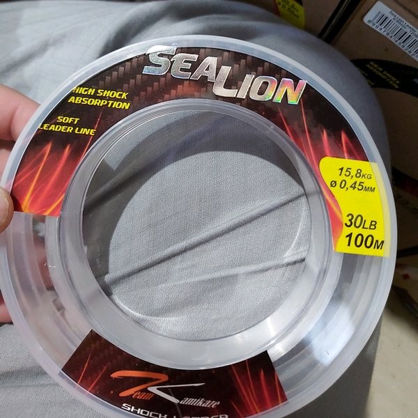 senar leader kamikaze sealion 30lb senar pancing