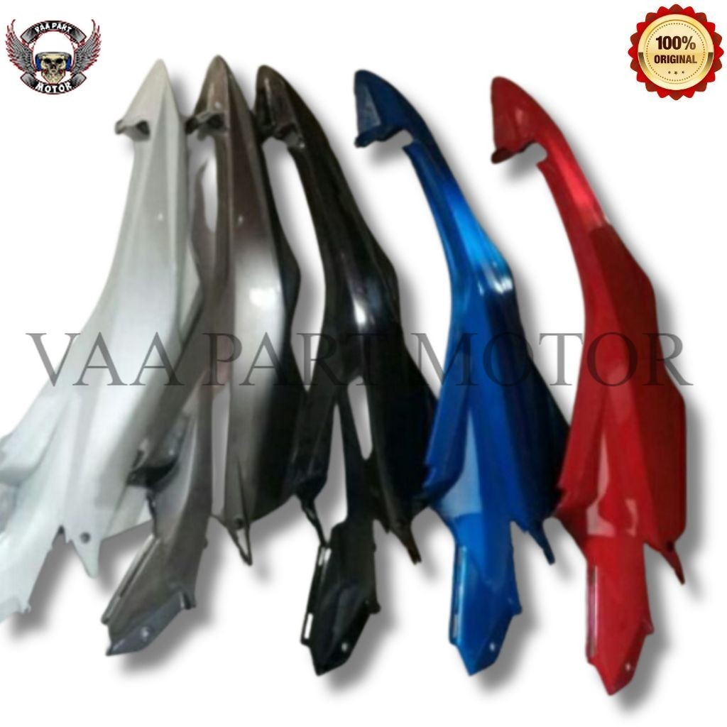 Cover Body Satria FU Facelift 2013 2014 2015 putih abu abu Hitam biru merah bahan tebal Presisi Terl