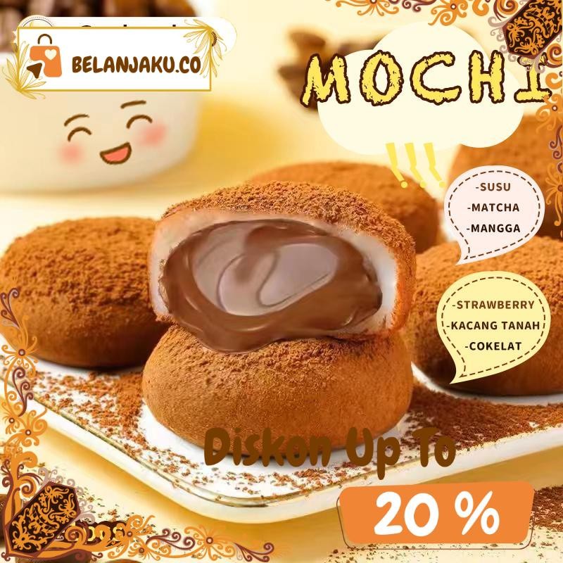 

Mochi Daifuku (15+1x30gr) / Kue Mochi Premium / Mochi Kenyal dan Lembut / Camilan Lezat untuk Anak / Snack Favorit