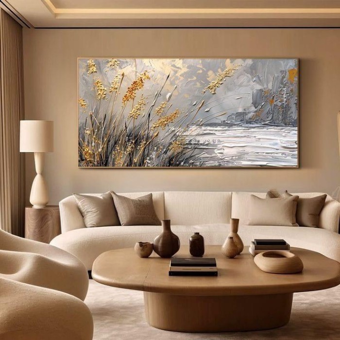 Lukisan Minimalis Modern Frame Aestethic Pajangan dinding