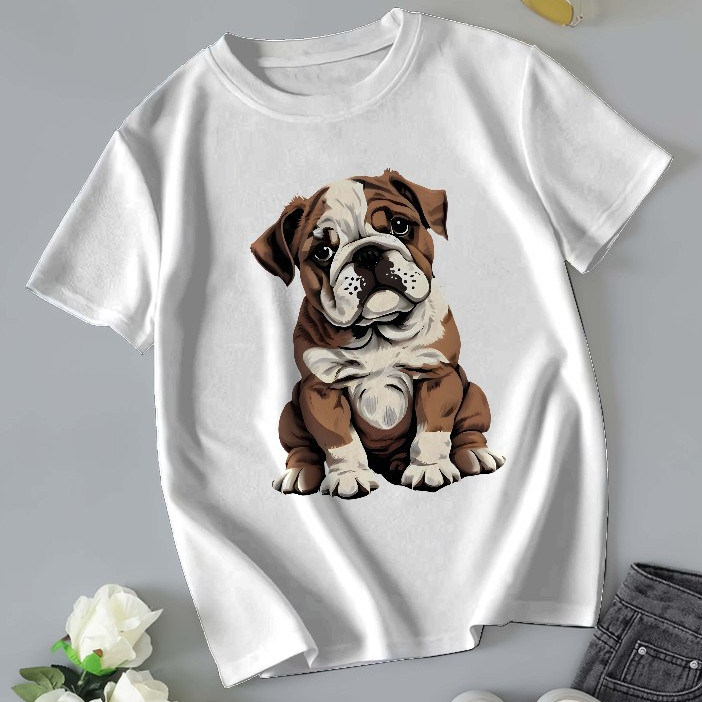"PUGGY PUPPIES" T-SHIRT | BAJU KAOS WANITA DISTRO | BAJU KAOS LENGAN PENDEK | LOKALO.LABEL | NYAMAN 
