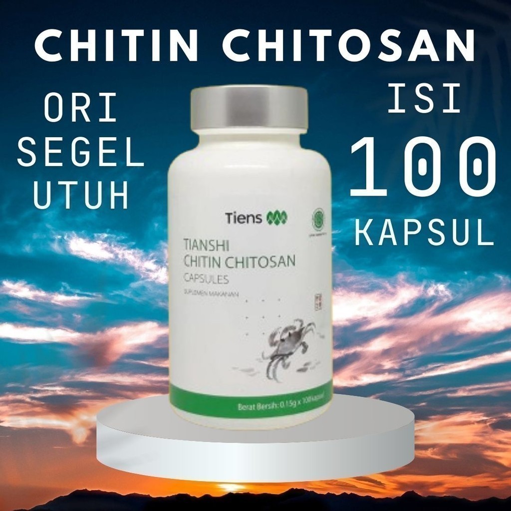 Tianshi Tiens Chitin Chitosan Pelangsing asam lambung Original