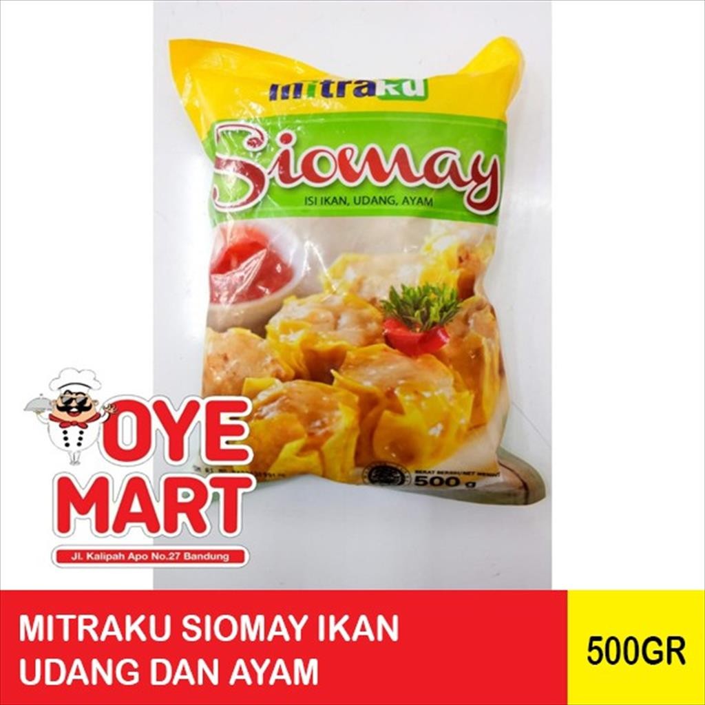 MITRAKU SIOMAY IKAN UDANG DAN AYAM 500GR HARGA PROMO SIOMAY AYAM/SIOMAY UDANG/SIOMAY IKAN/DIMSUM