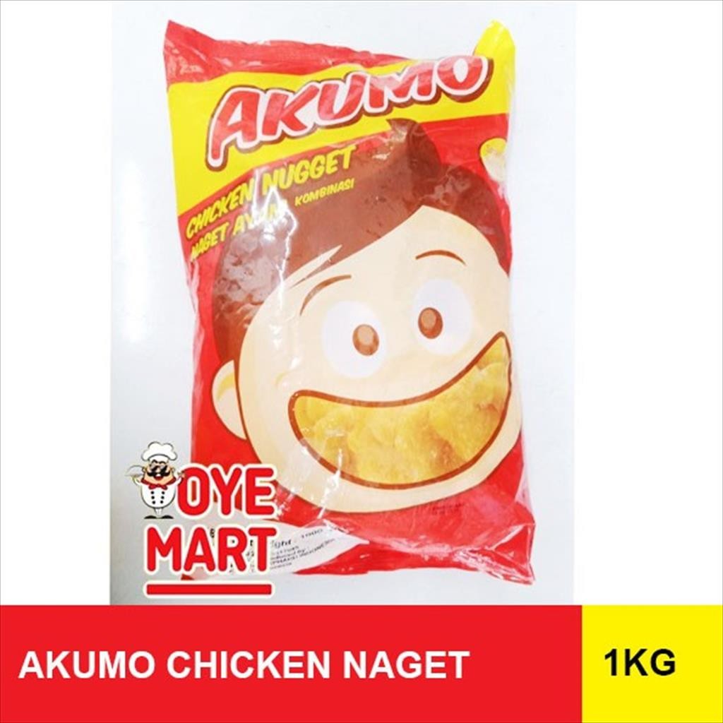 

AKUMO CHICKEN NAGET 1KG NUGGET AYAM