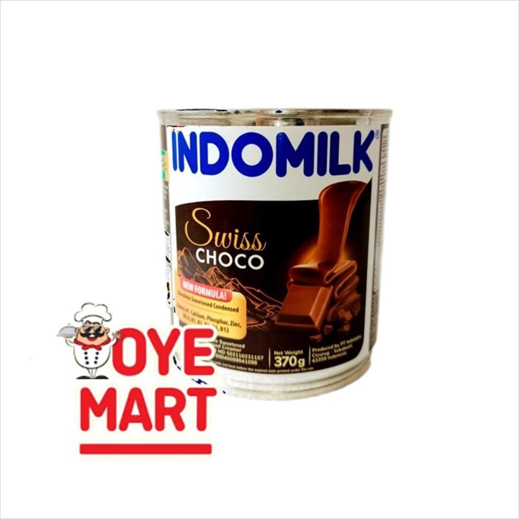 

INDOMILK SWISS CHOCO 370GR / SUSU KENTAL MANIS COKLAT KALENG