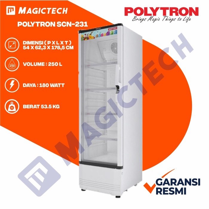 SHOWCASE POLYTRON SCN 230 / SCN230 230L - BATAM ONLY