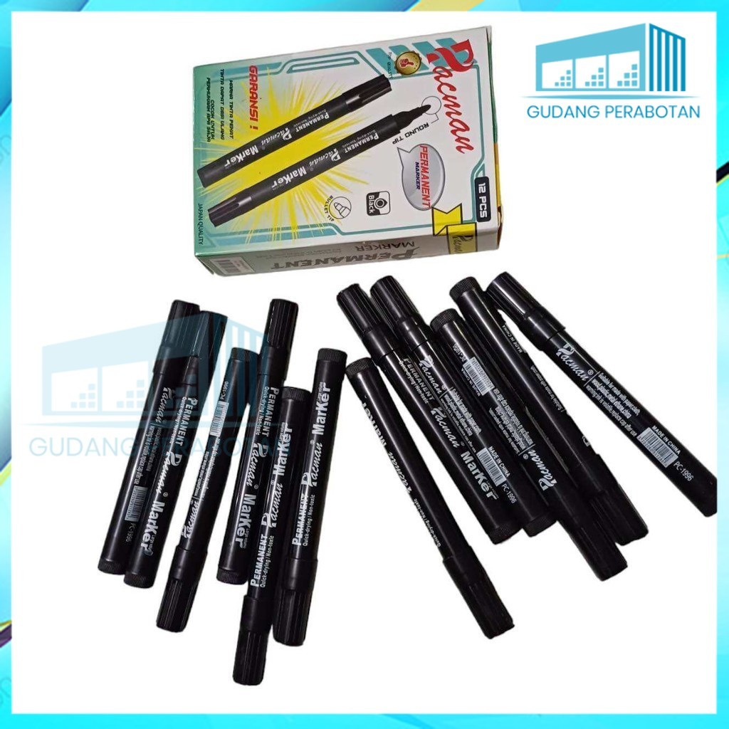 

GP SPIDOL MARKER PERMANET PACMAN 12 pc