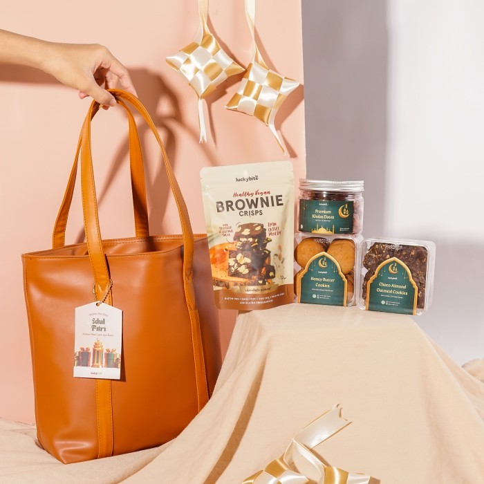 

DISKON Hampers Lebaran / Parcel Lebaran - LEATHER BAG - SOPHIA SET -LUCKYBITE