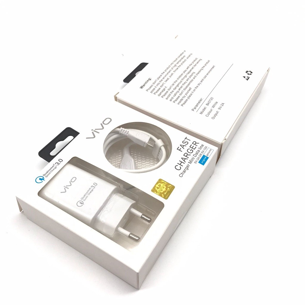 ADAPTOR - CASAN - CHARGER VIVO Y12/Y15/Y17 FAST CHARGING