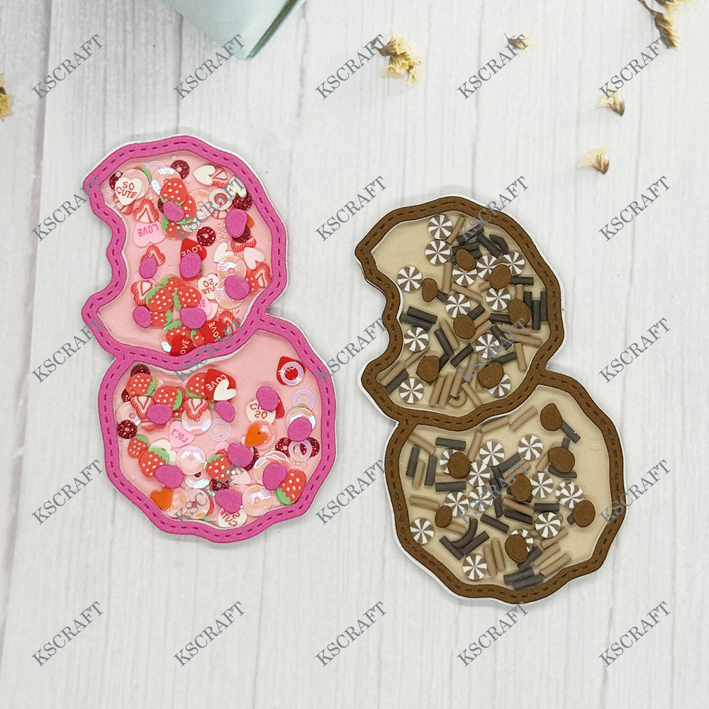 

Cookies Shaker Cutting Dies Stencils for DIY Scrapbooking Decorative Embossing DIY Paper Cards