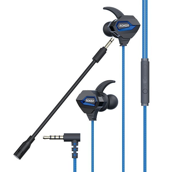 LOGON HEADSET - EARPHONE GAMING ROKER AK47 EXTRA LOUD BASS