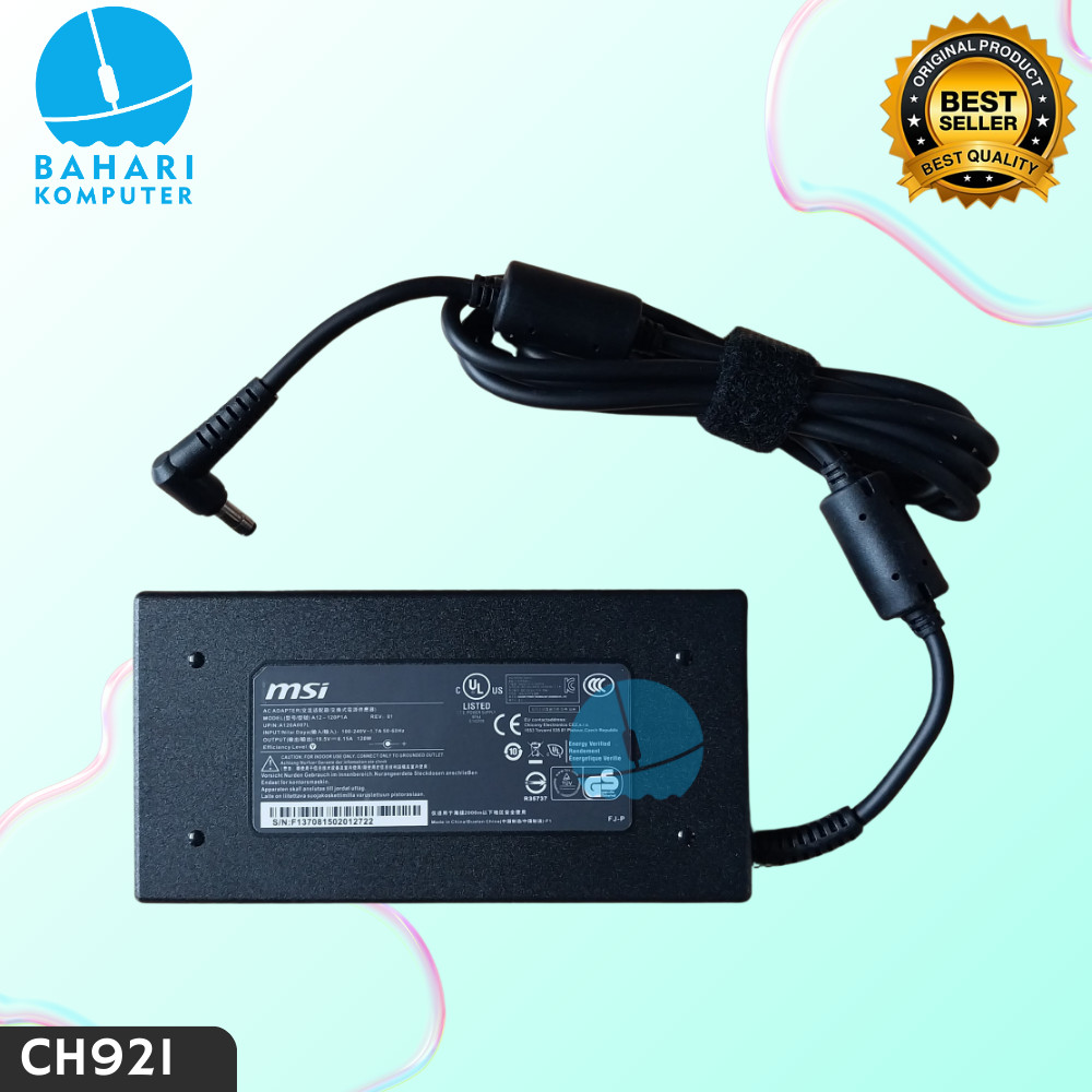 Adaptor Charger Laptop MSI GF63 THIN 120W
