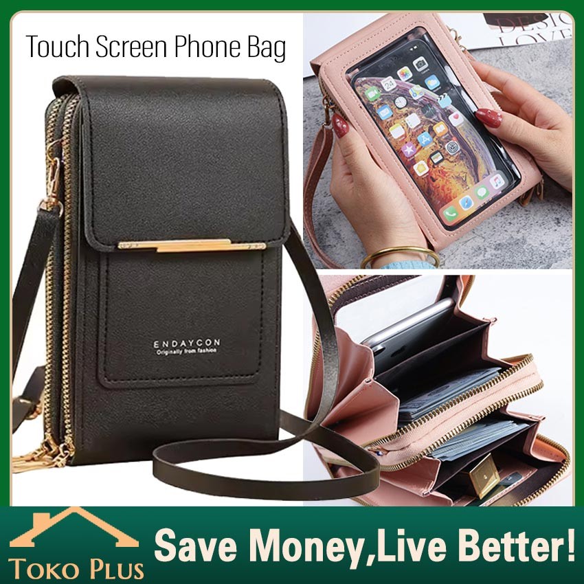 Tas Selempang Untuk Hp Dan Dompet Wanita Model Import Korea Kecil Kekinian Multifungsi
