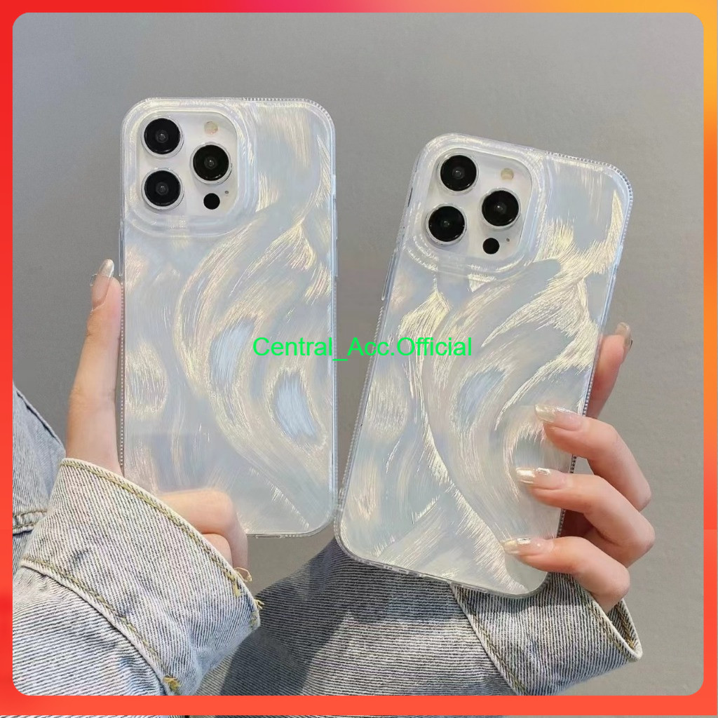 [ Vivo Y100 5G ] HOLOGRAM FEATHER FULLCOVER CASE