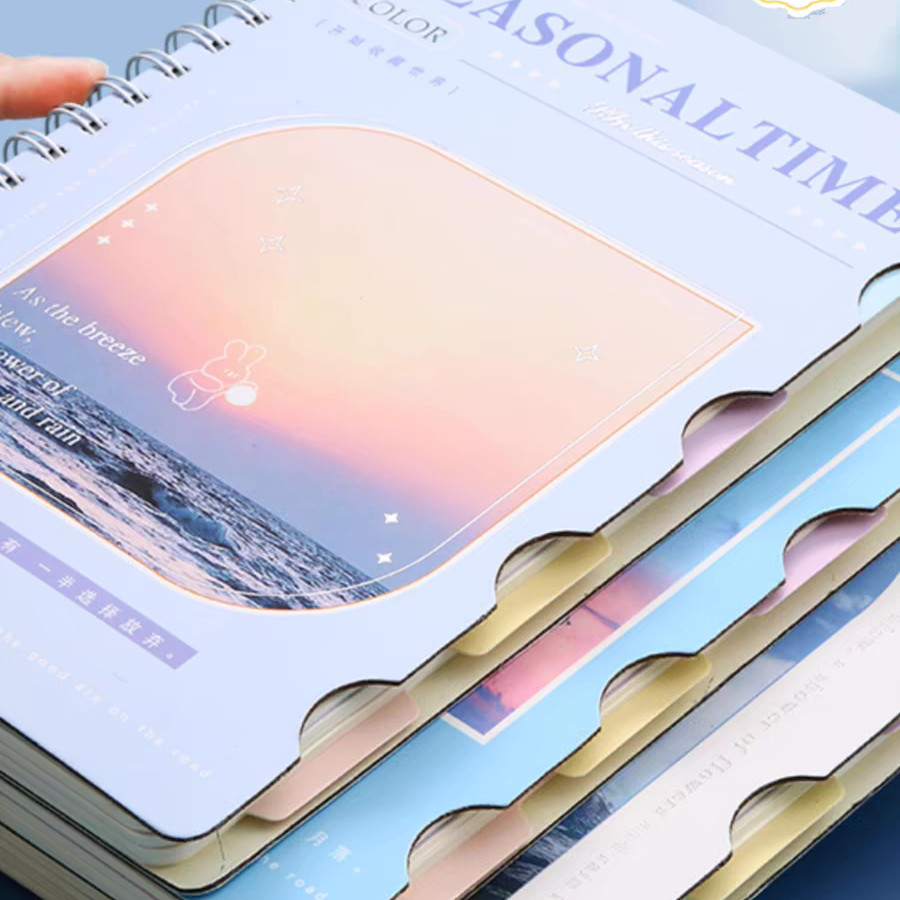 

[ CRATK ] NOTEBOOK RING / BUKU CATATAN DIARY UKURAN A6 MOTIF Y2K SCENERY AESTHETIC DENGAN PEMBATAS HALAMAN