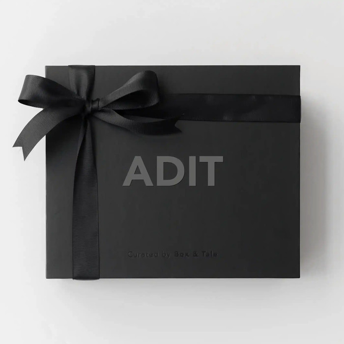 

Birthday Gift Idea - WISH HIM HAPPY BIRTHDAY by Box and Tale - Black