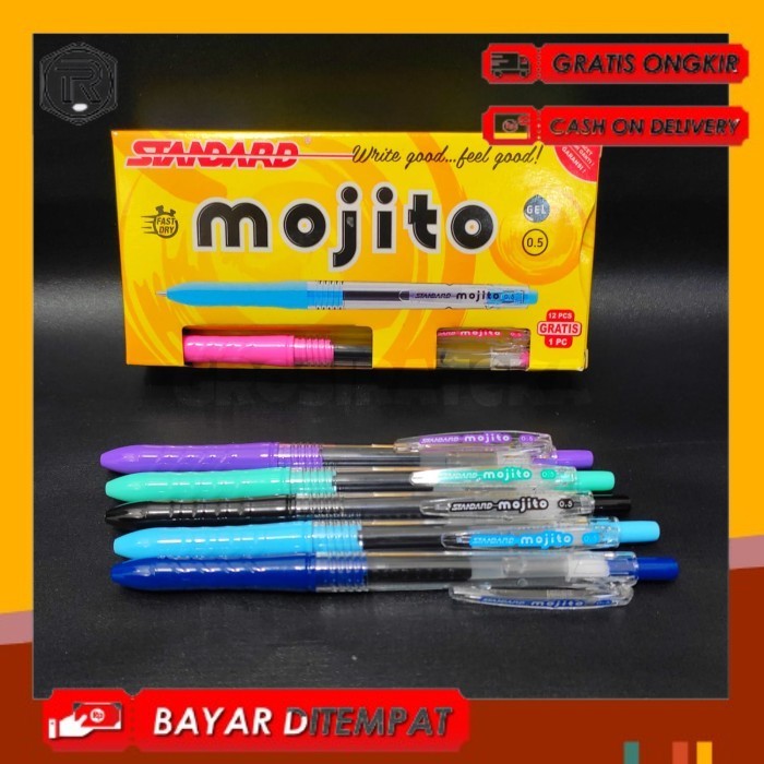

BALLPOINT, BOLPEN, POLPEN, PULPEN, BP STANDARD MOJITO HITAM