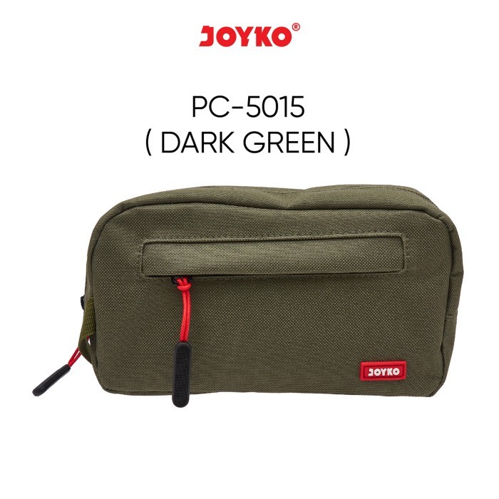 

[Promo] Kotak Tempat Pensil Pencil Case Joyko PC-5015 - Dark Green