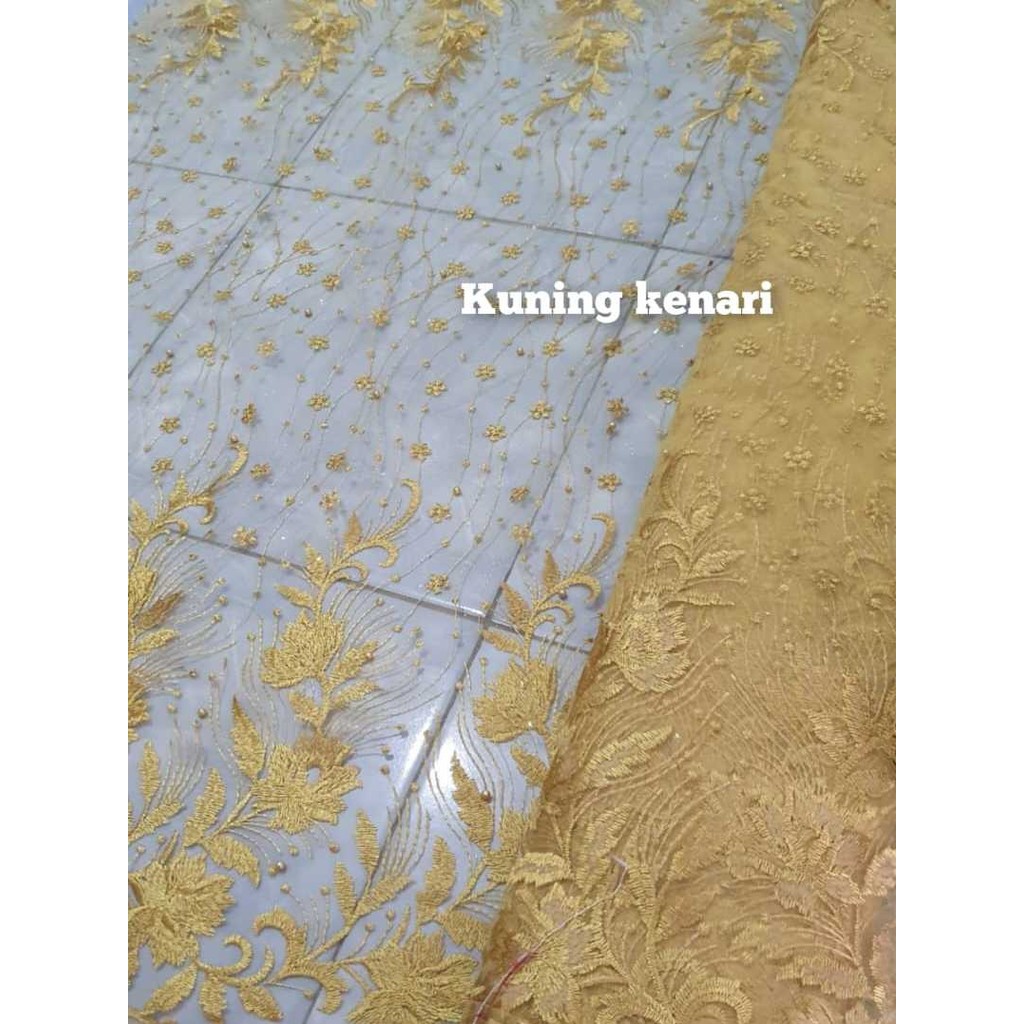 Kain Tile Akar Renda Premium