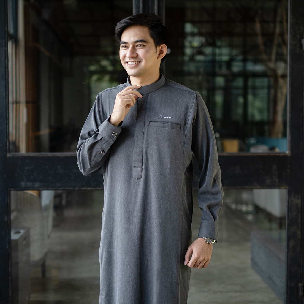 SAMASE R068 JUBBA EXCLUSIVE THOBE SEMI WOOL | LONG SLEEVE