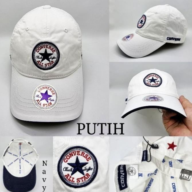 Topi Baseball Pria Converse keren Original import Bahan Katun