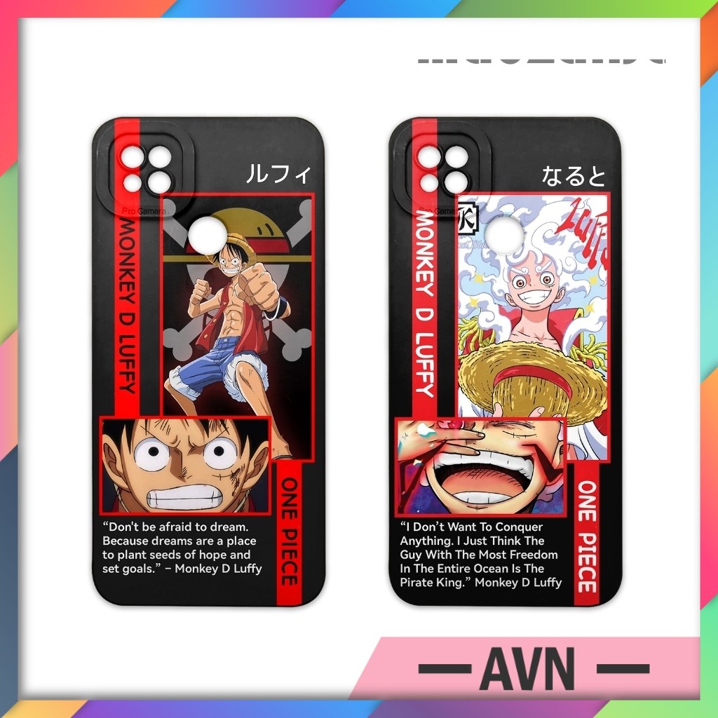 Casing Case  Oppo A15 A15s A35 A60 A79 5G Motif Gambar Anime -  Model Karun Softcase Pola One Piece
