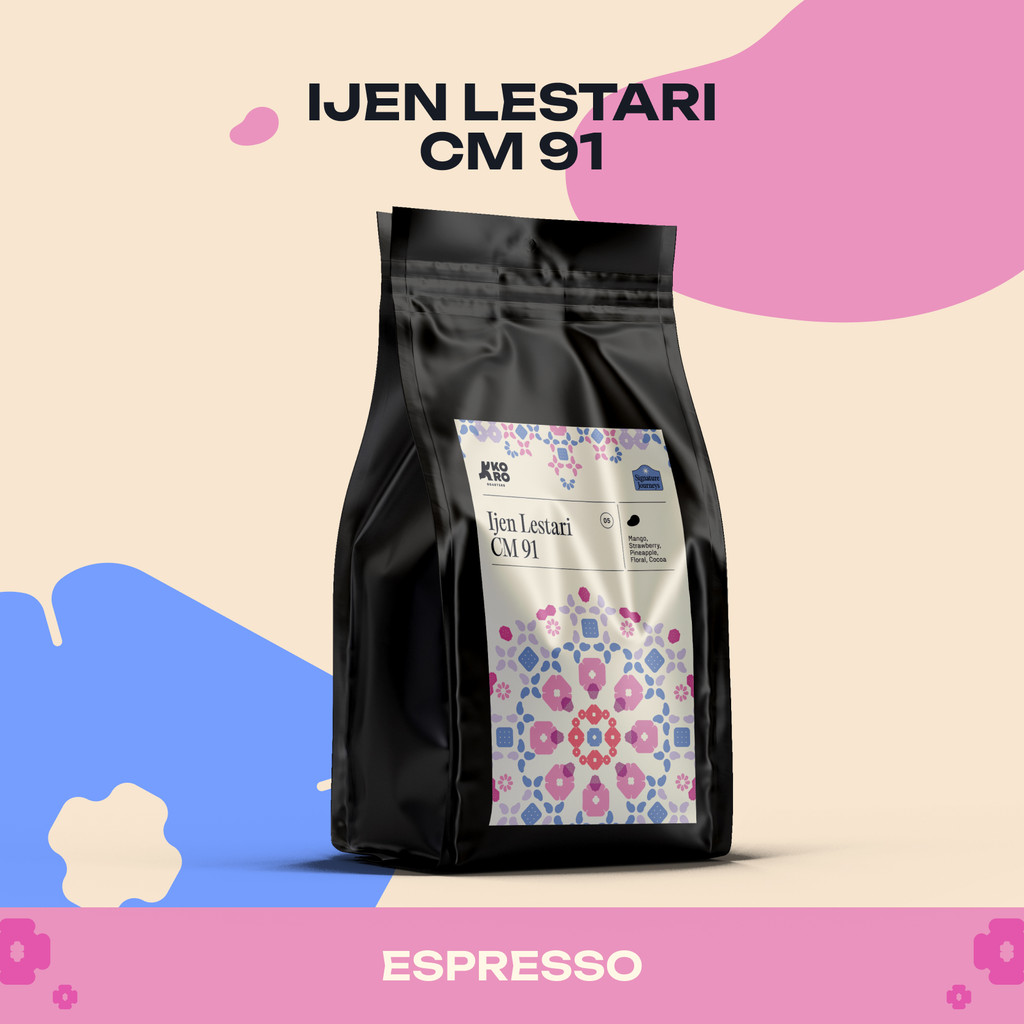 

Kopi Arabica - Ijen Lestari CM 91 by Koro Roasters - Jawa Espresso Single Origin Specialty Coffee