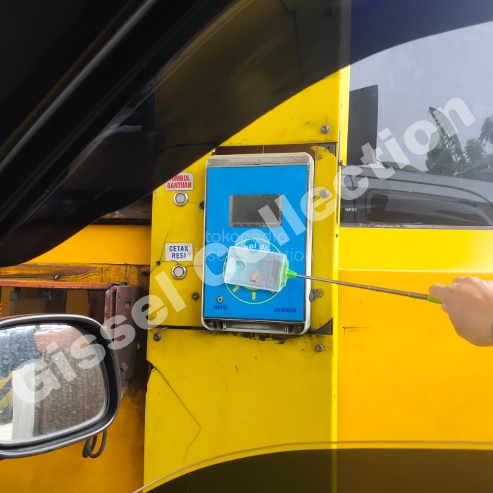 ✨READY✨ -Tong Toll 4.0 BESI / TONGTOL / Tongkat kartu E Toll Premium Fabrikasi - Kuning, 1 Kartu