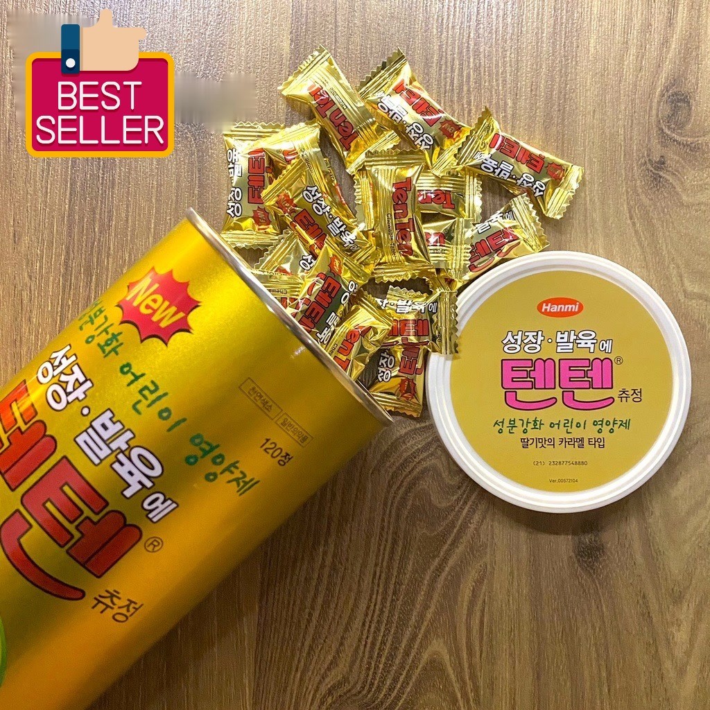 Tenten Korea Vitamin Chewable Tablet Tumbuh Tinggi Anak - ECER 10pcs