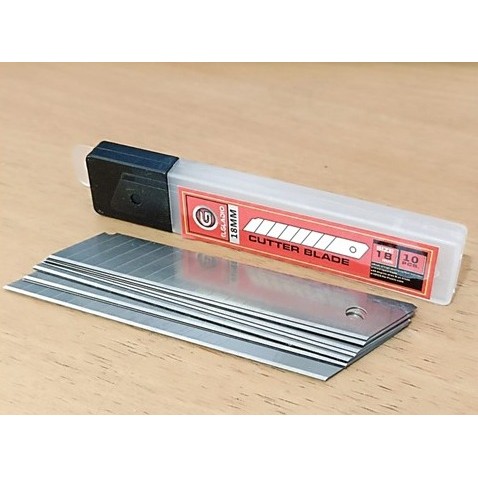 

Refill Cutter Besar 10 PCS Mata Cutter Kualitas Isi Mata Pisau Kater / Isi Refil Mata Pisau Kater Karter