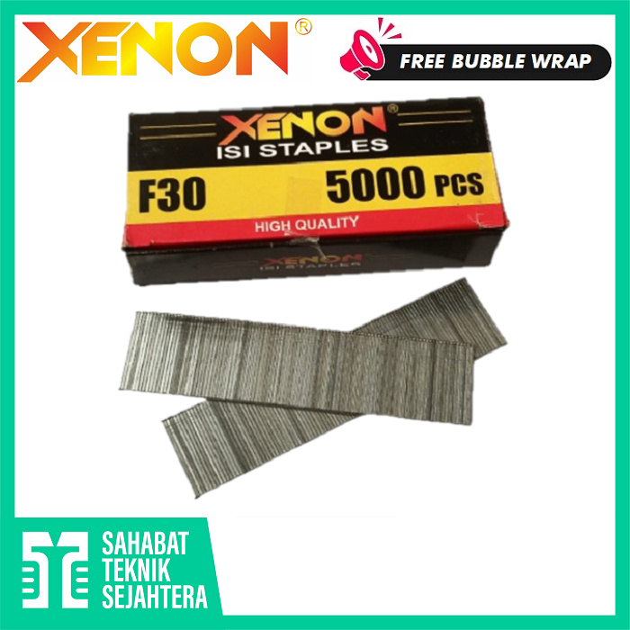 

XENON F30 MO Isi Mesin Staples Mata Paku Tembak Lurus Air Nailer Nail Gun Stapler F 30 MO Angin F30MO