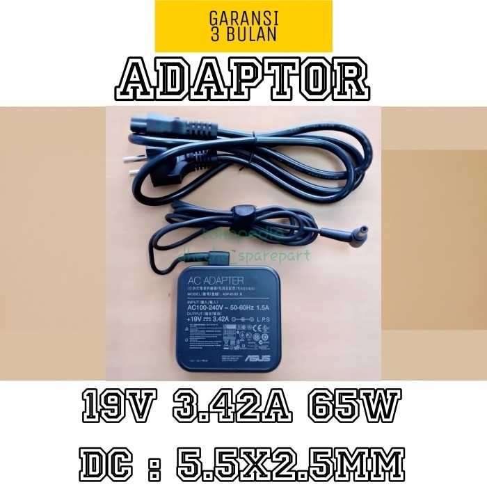 Adaptor Charger 65W MSI Modern 14 A10M MS-14D3 MS-14D2 19V 3.42A