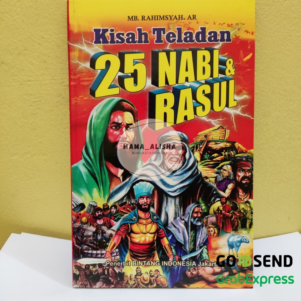 

Buku Cerita Kisah Teladan 25 Nabi dan Rasul Full Color untuk Anak TK PAUD dan Pra SD