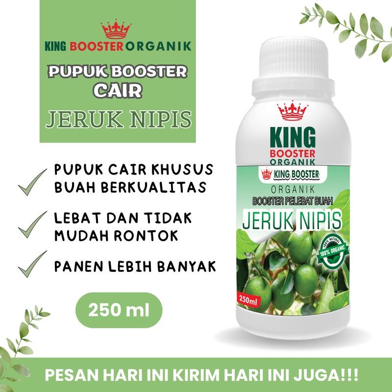 Pupuk Cair 250ml Pelebat Buah Jeruk Nipis / Pupuk Booster Pupuk Booster Organik Pelebat Jeruk Nipis