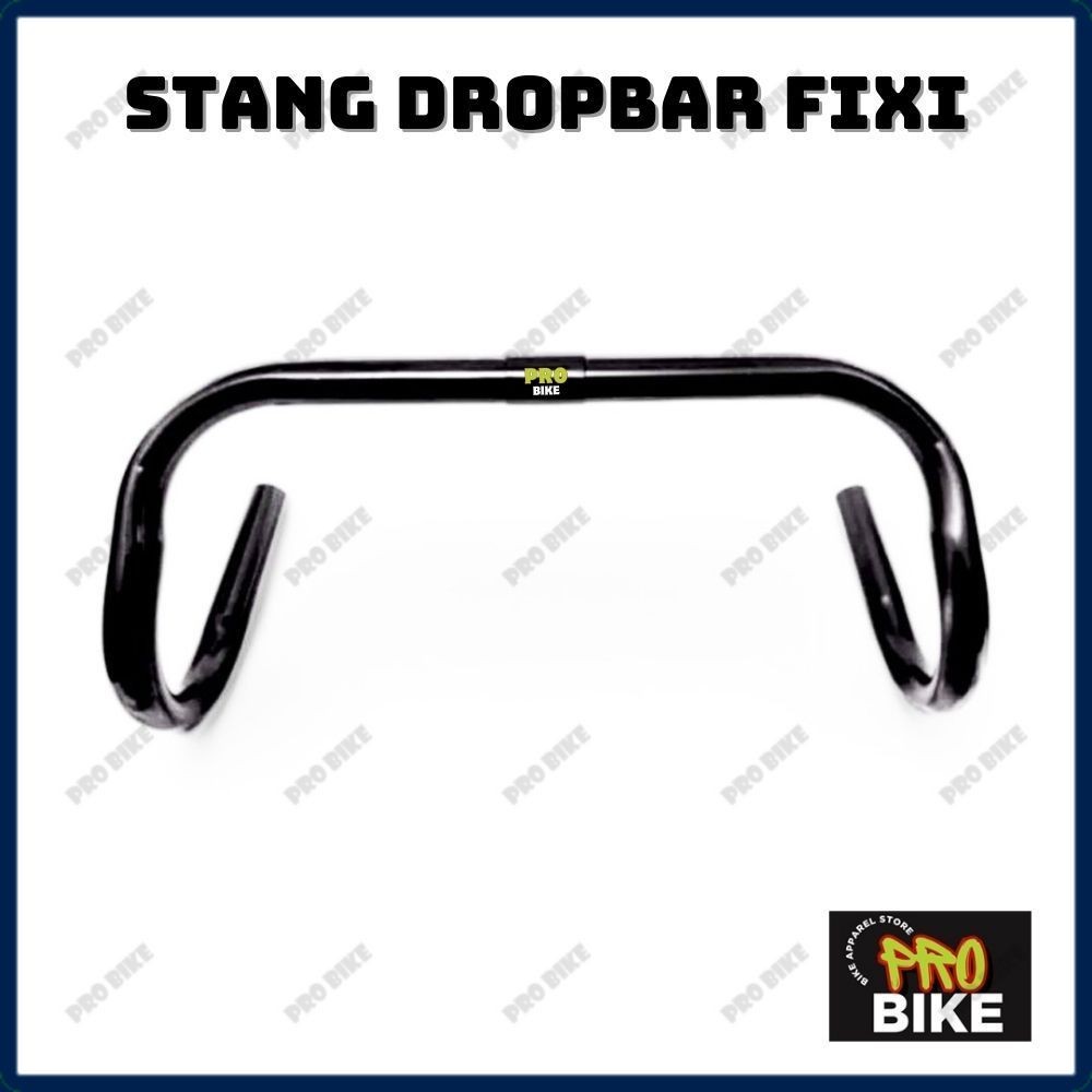 Dropbar Fixi inlet standar 25,4 stang sepeda balap jadul roadbike fixie gravel federal mtb commuter