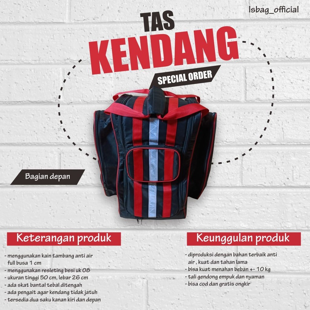 [COD] TAS KENDANG KEMPUL TAS ALAT MUSIC