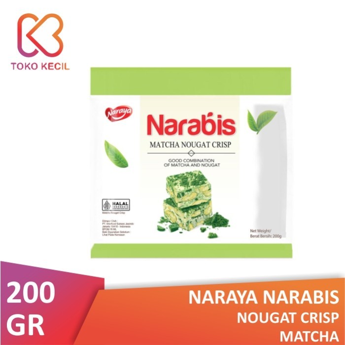 

Naraya Narabis Matcha Nougat Crisp 200gr