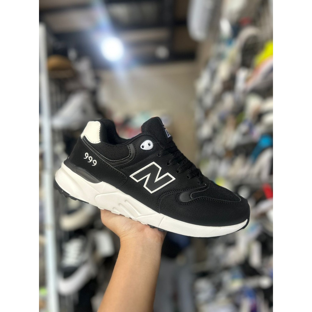 NB 999NW Black/White - Sepatu Olahraga Unisex, bisa COD ukuran 40, 41, 42, 43, 44